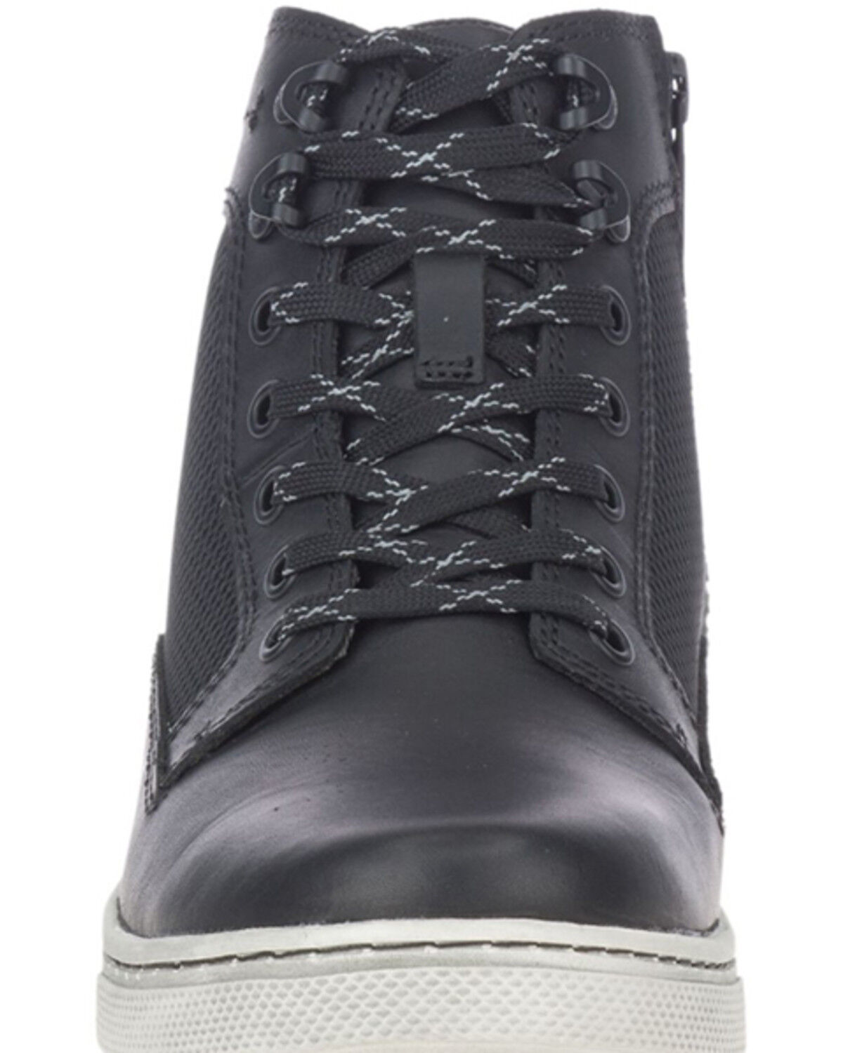 Image #4 - Harley Davidson Men's Dixon Moto Boots, Black, hi-res