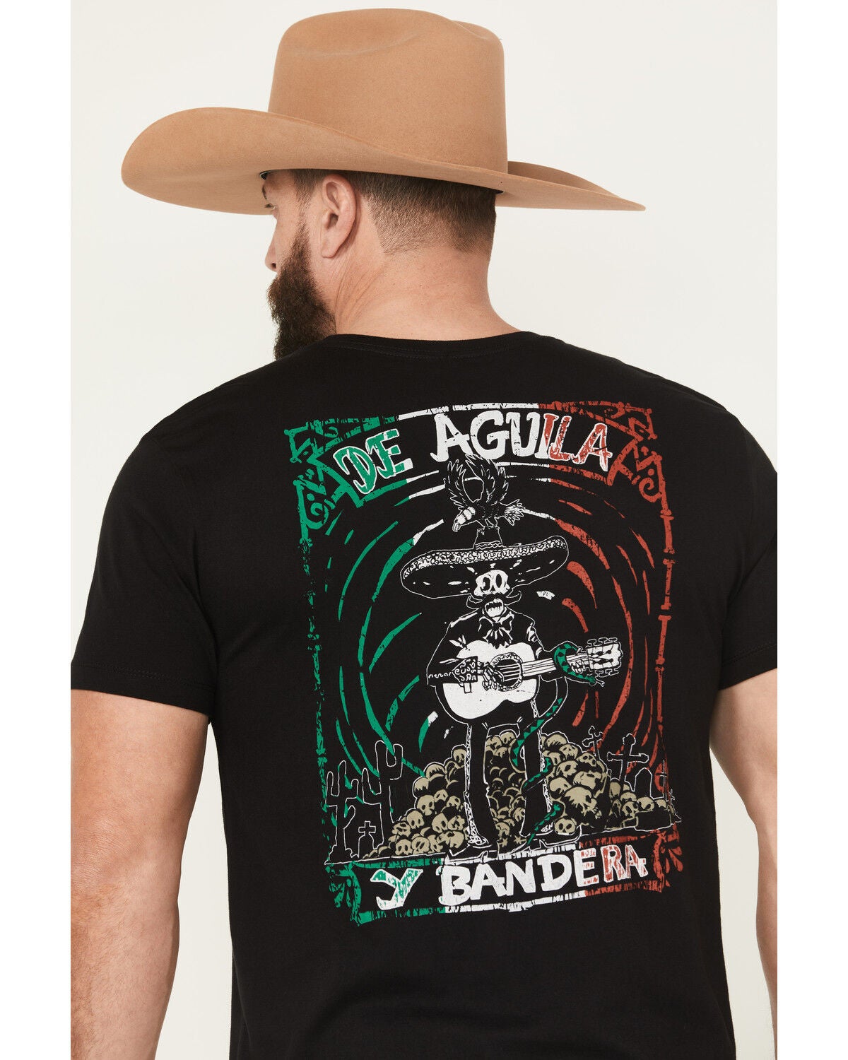 Image #4 - Moonshine Spirit&reg; Men's Bandera Short Sleeve Graphic T-Shirt, Black, hi-res