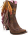 Junk Gypsy by Lane Women's Brown Spirit Animal Boots - Snip Toe , Brown, hi-res