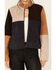 Image #3 - Cleo + Wolf Women's Carter Colorblock Suede Zip-Up Jacket, Bark, hi-res