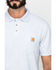 Carhartt Men's Contractor's Pocket Short Sleeve Polo Work Shirt - Big & Tall, Hthr Grey, hi-res