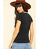 Image #2 - Bandit Brand Women's Horsepower Graphic Short Sleeve Tee , Black, hi-res