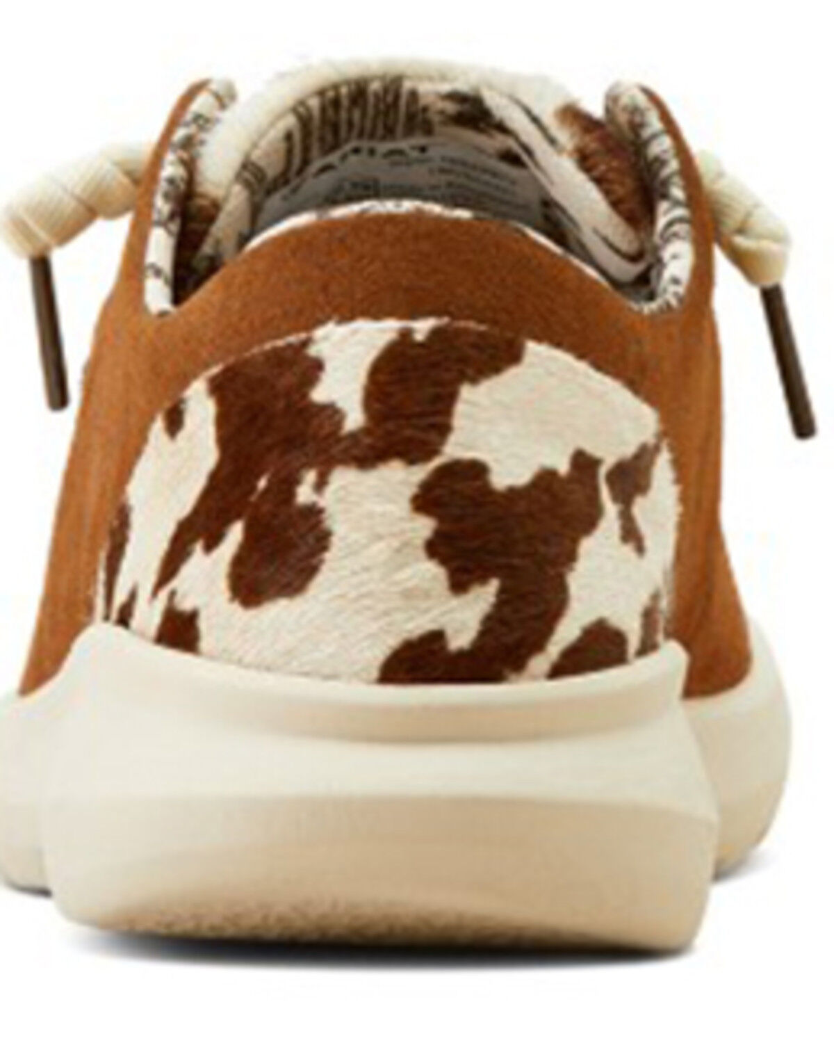 Image #3 - Ariat Women's Hilo Suede and Hairon Casual Shoes - Moc Toe, Brown, hi-res