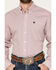 Image #3 - Cinch Men's Geo Print Long Sleeve Button-Down Western Shirt, Pink, hi-res