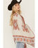 Image #2 - Idyllwind Women's Austin Southwestern Print Fringe Shawl, Ivory, hi-res