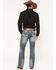 Image #3 - Rock & Roll Denim Men's Pistol Med Bootcut Jeans, Blue, hi-res