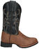 Image #2 - Smoky Mountain Little Boys' Mustang Western Boots - Round Toe, Brown, hi-res