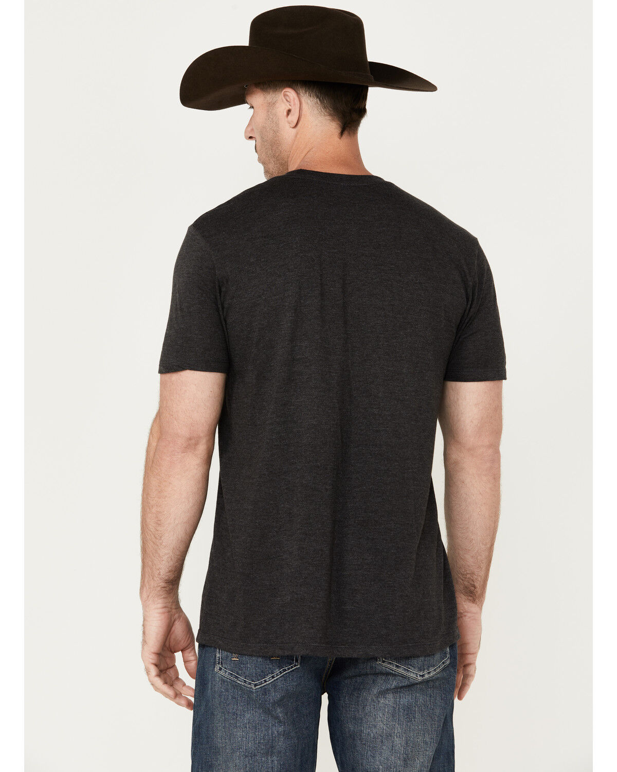 Image #4 - RANK 45® Men's Flag Logo Short Sleeve Graphic T-Shirt, Charcoal, hi-res