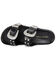 Image #4 - Azalea Wang Women's Tegan Buckle Sandals, Black, hi-res