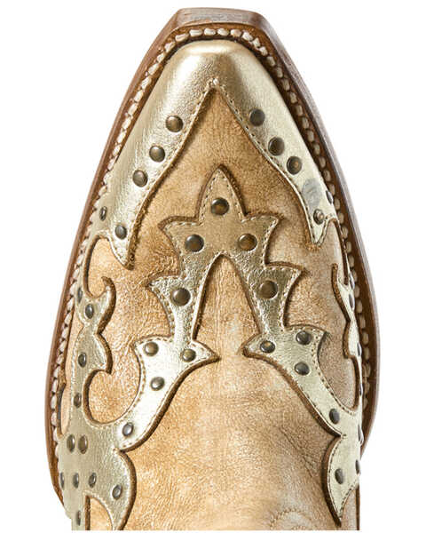 Image #4 - Ariat Women's Sapphire Warm Stone Western Boots - Snip Toe, Beige/khaki, hi-res