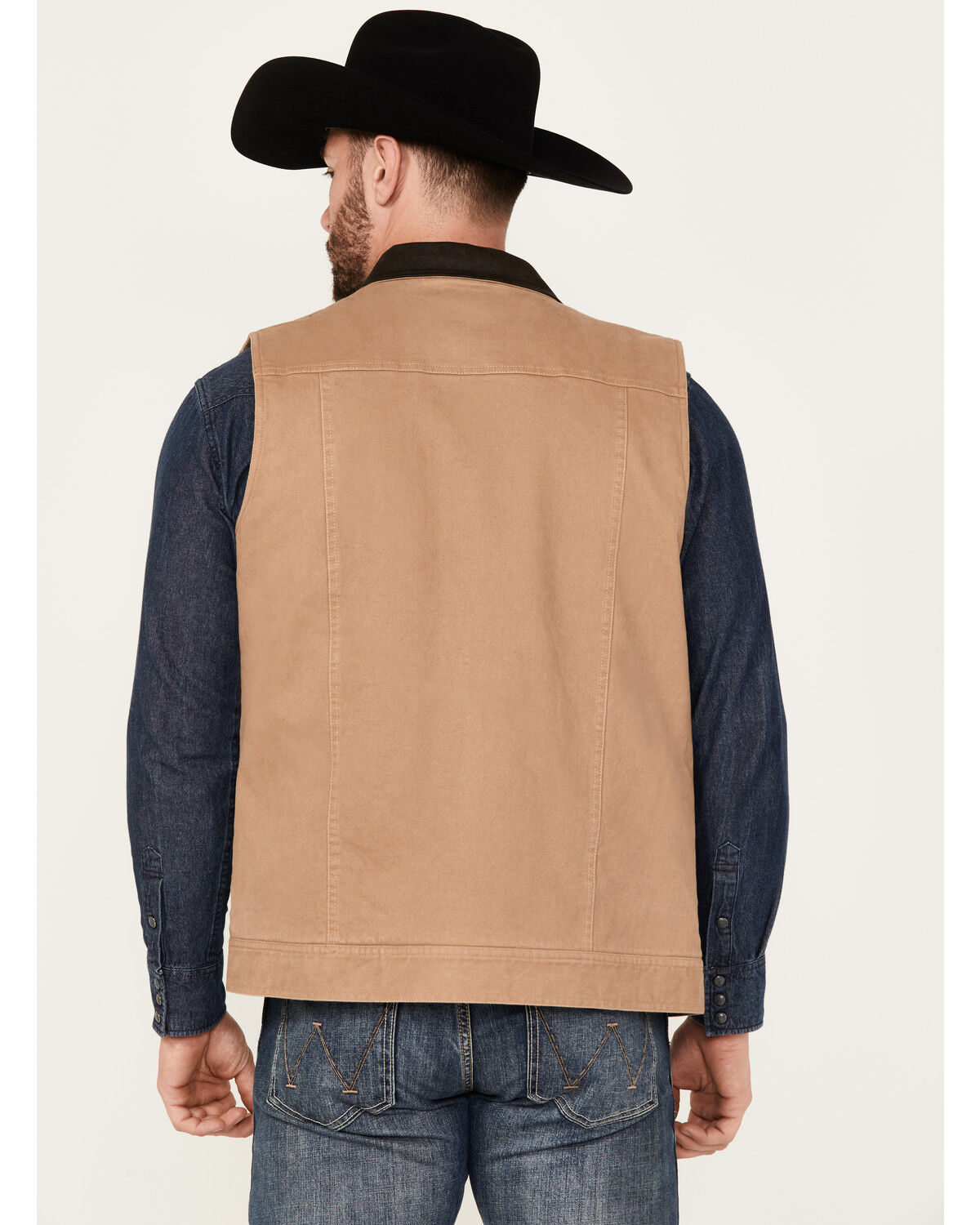 Image #4 - Cody James Men's Ozark Button-Down Vest, Tan, hi-res