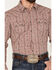 Image #3 - Cody James Men's Traverse Southwestern Print Snap Western Shirt , Red, hi-res