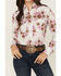 Image #4 - Cowboygirl by Jenna Paulette Women's Patchwork Print Long Sleeve Pearl Snap Western Shirt, Lavender, hi-res