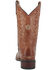Laredo Women's Sequin Embellished Western Boots - Broad Square Toe, Tan, hi-res