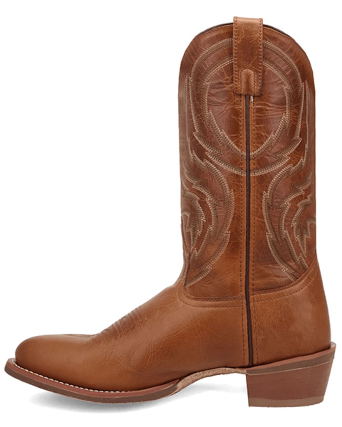 Image #3 - Laredo Men's Novak Western Boots - Round Toe, Tan, hi-res