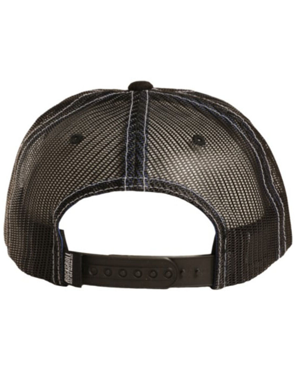 Image #2 - Tuf Copper Men's Black Authentic Logo Patch Mesh-Back Trucker Cap, Black, hi-res
