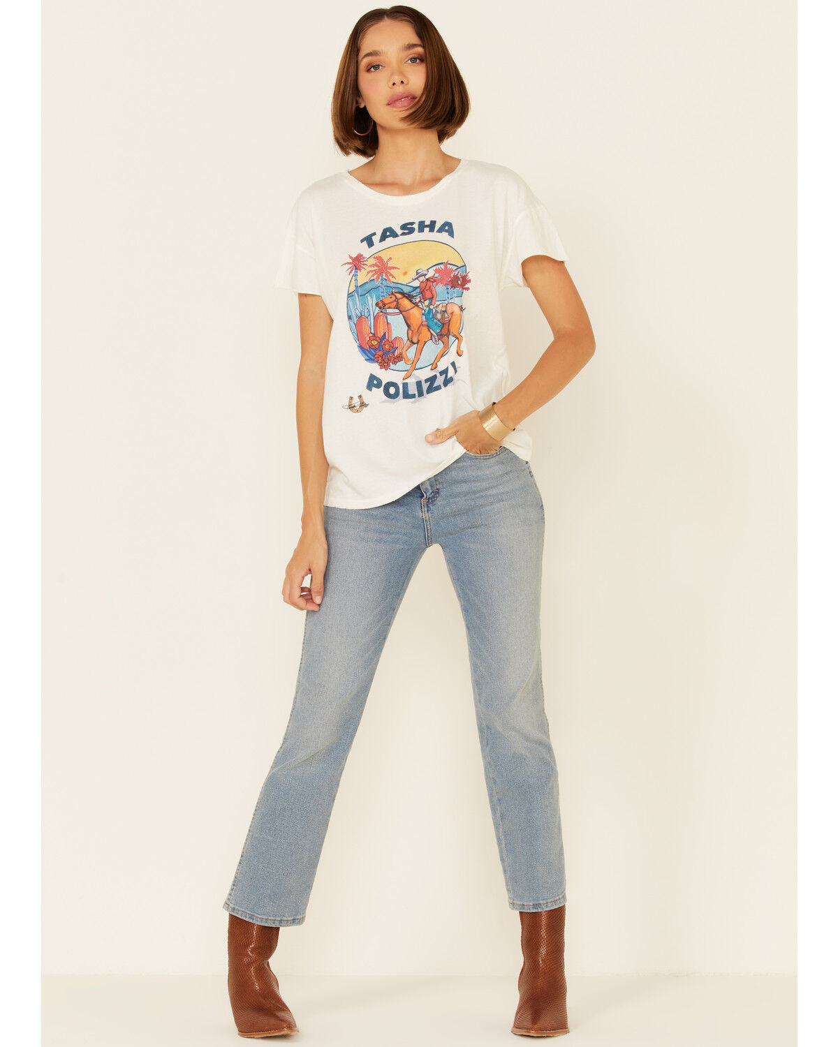 Image #2 - Tasha Polizzi Women's Traveler Tee, Ivory, hi-res