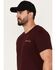 Image #2 - Moonshine Spirit Men's Oak Barrel Graphic Short Sleeve T-Shirt, Rust Copper, hi-res