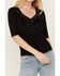 Image #3 - Idyllwind Women's Linder Fringe Front Tree, Black, hi-res