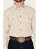 Image #3 - Gibson Trading Co Men's Firefly Geo Print Long Sleeve Snap Stretch Western Shirt, Cream, hi-res