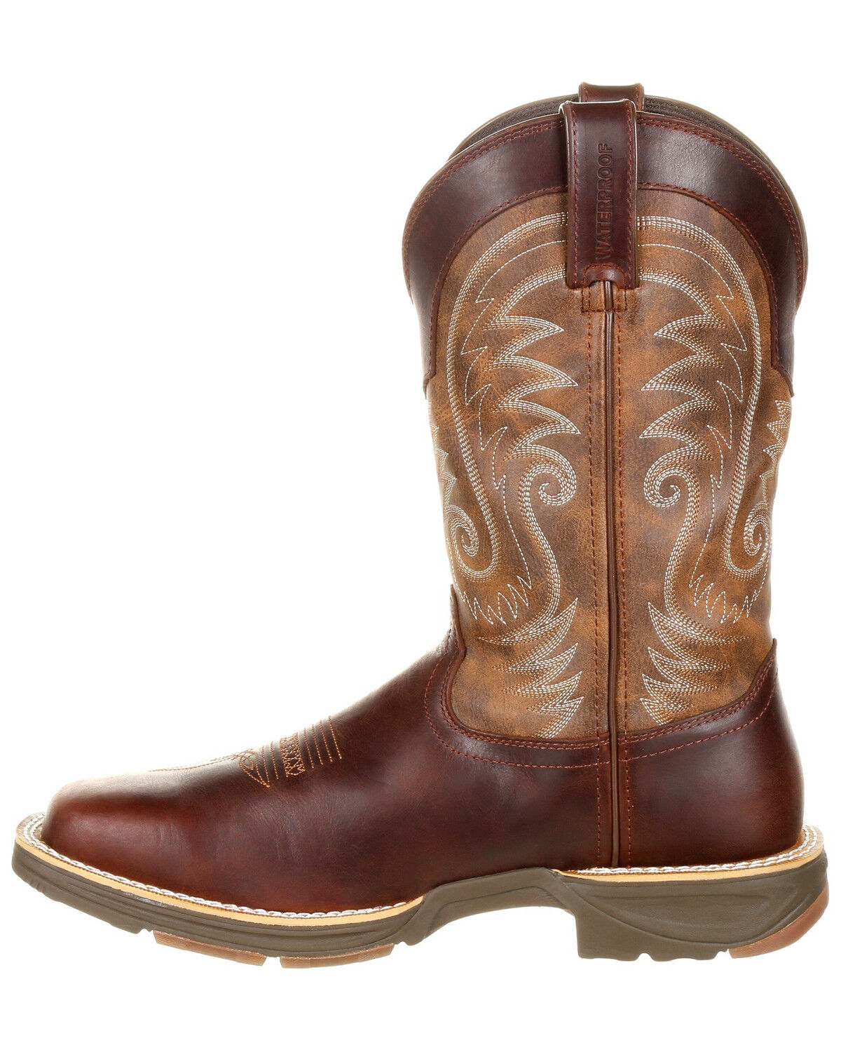 Image #3 - Durango Men's Ultralite Waterproof Western Boots - Square Toe, , hi-res