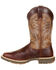Durango Men's Ultralite Waterproof Western Boots - Square Toe, Dark Brown, hi-res