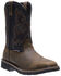 Image #1 - Wolverine Men's Rancher Waterproof Wellington Work Boots - Steel Toe, Brown, hi-res