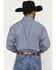 Image #4 - Wrangler Men's Paisley Print Long Sleeve Button-Down Stretch Western Shirt - Big, Navy, hi-res