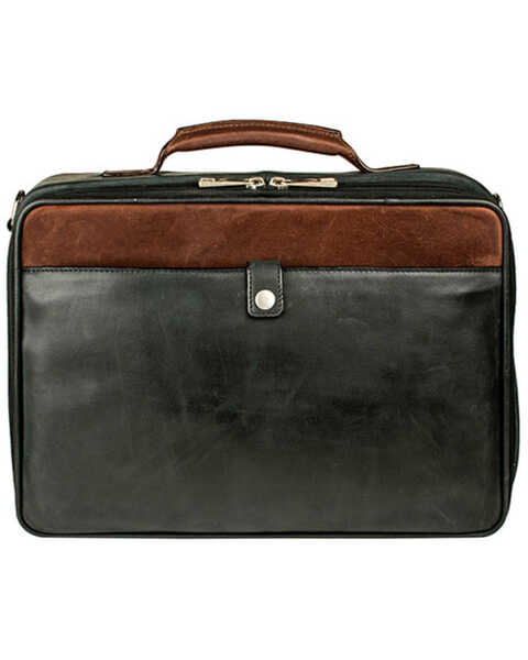 Image #1 - Scully Men's Sundown Leather Briefcase , Black, hi-res