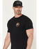 Image #2 - Troll Co Men's Eagle Eye Short Sleeve Graphic Work T-Shirt, Black, hi-res