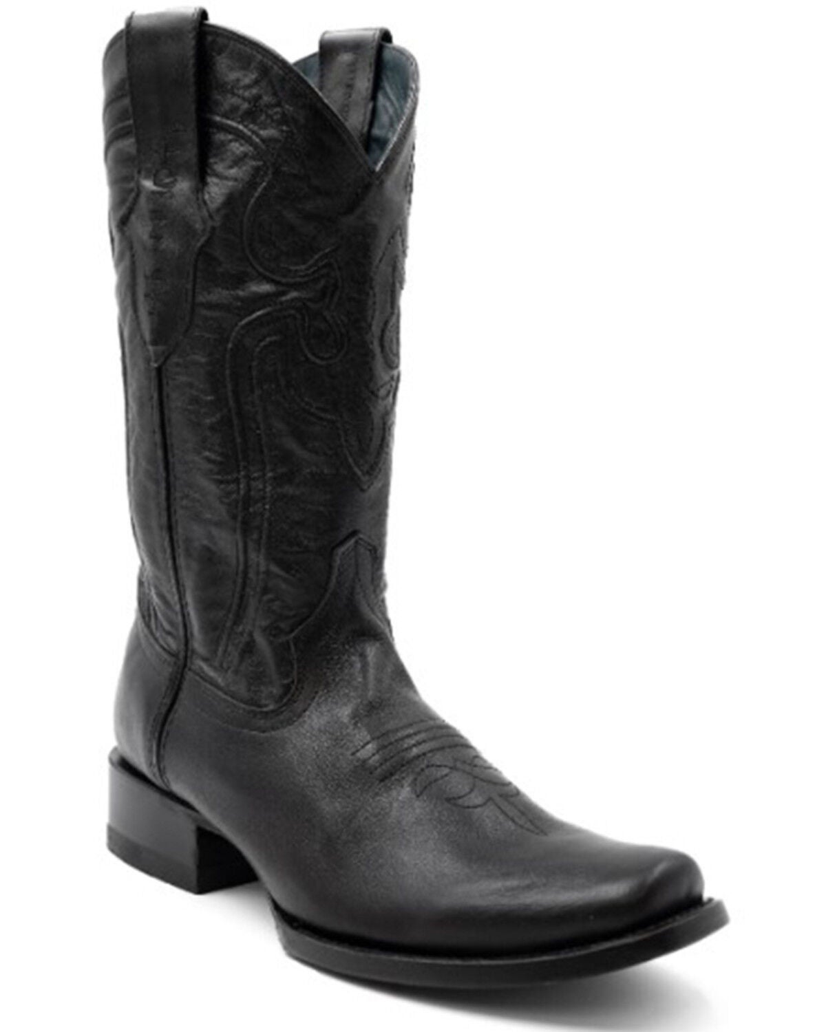 Ferrini Men's Wyatt Western Boots - Square Toe, Black, hi-res