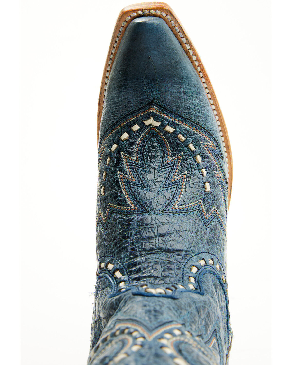 Image #6 - Dan Post Women's Mesa Tall Western Boots - Snip Toe, Blue, hi-res