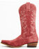 Image #3 - Shyanne Women's Bambi Suede Western Boots - Snip Toe , Red, hi-res