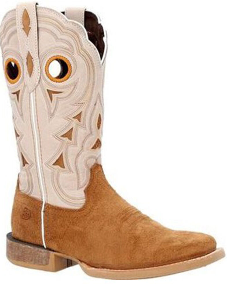 Durango Women's Lady Rebel Pro Cashew Western Boots - Square Toe, Cream/brown, hi-res
