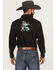 Image #4 - Cowboy Hardware Men's Boot Barn Exclusive Mexico Flag And Bull Long Sleeve Snap Stretch Western Shirt, Black, hi-res