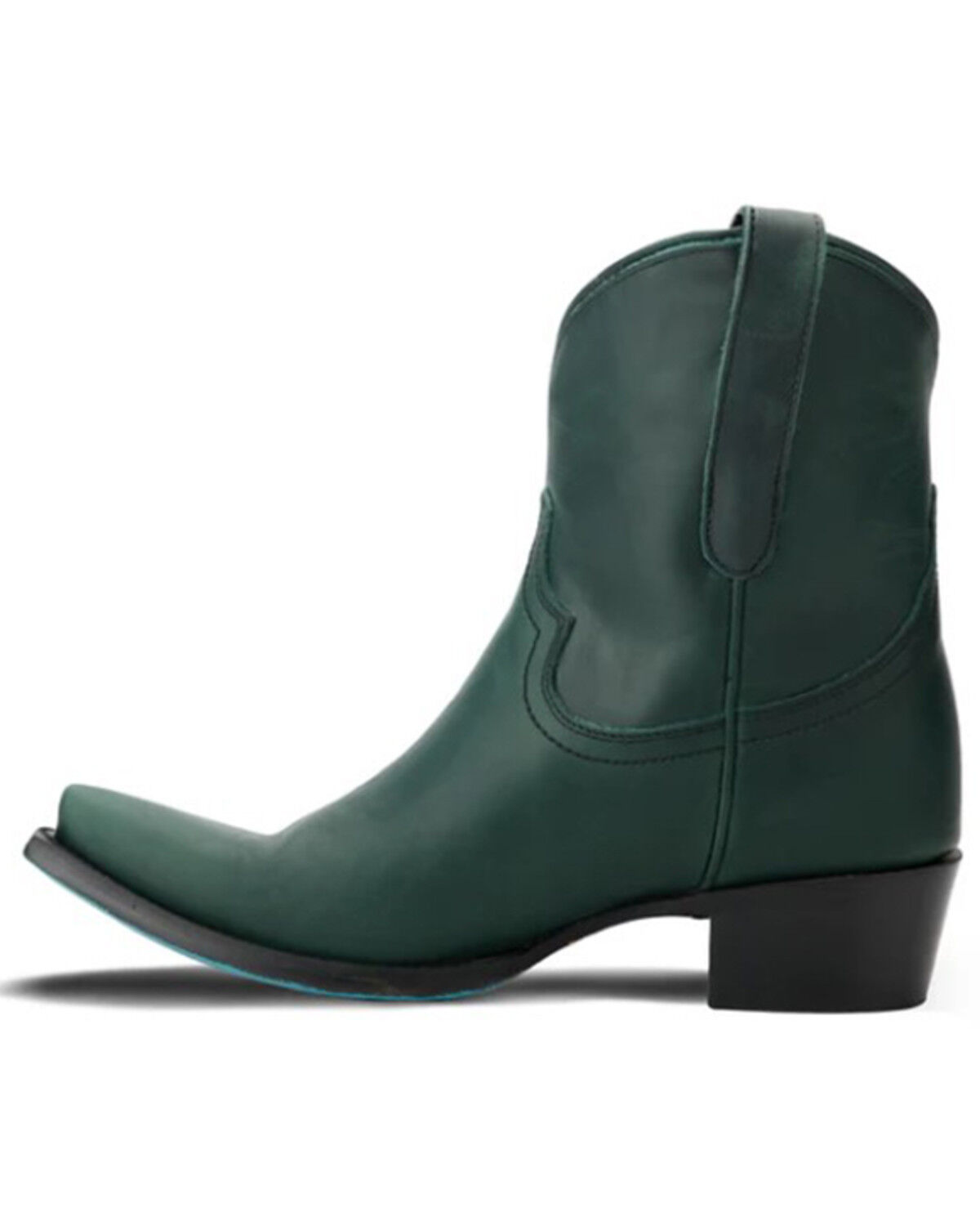 Image #3 - Lane Women's Emma Jane Western Booties - Snip Toe, Green, hi-res