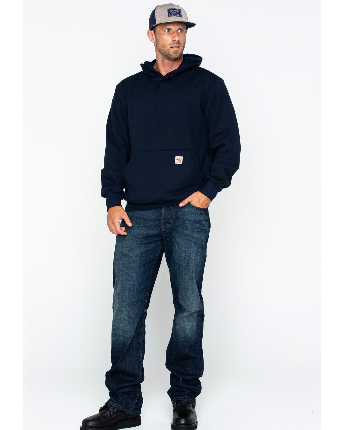 Carhartt Men s FR Hooded Pullover Solid Work Sweatshirt Big