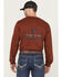 Image #1 - Hawx Men's FR Graphic Long Sleeve Work T-Shirt, Red, hi-res