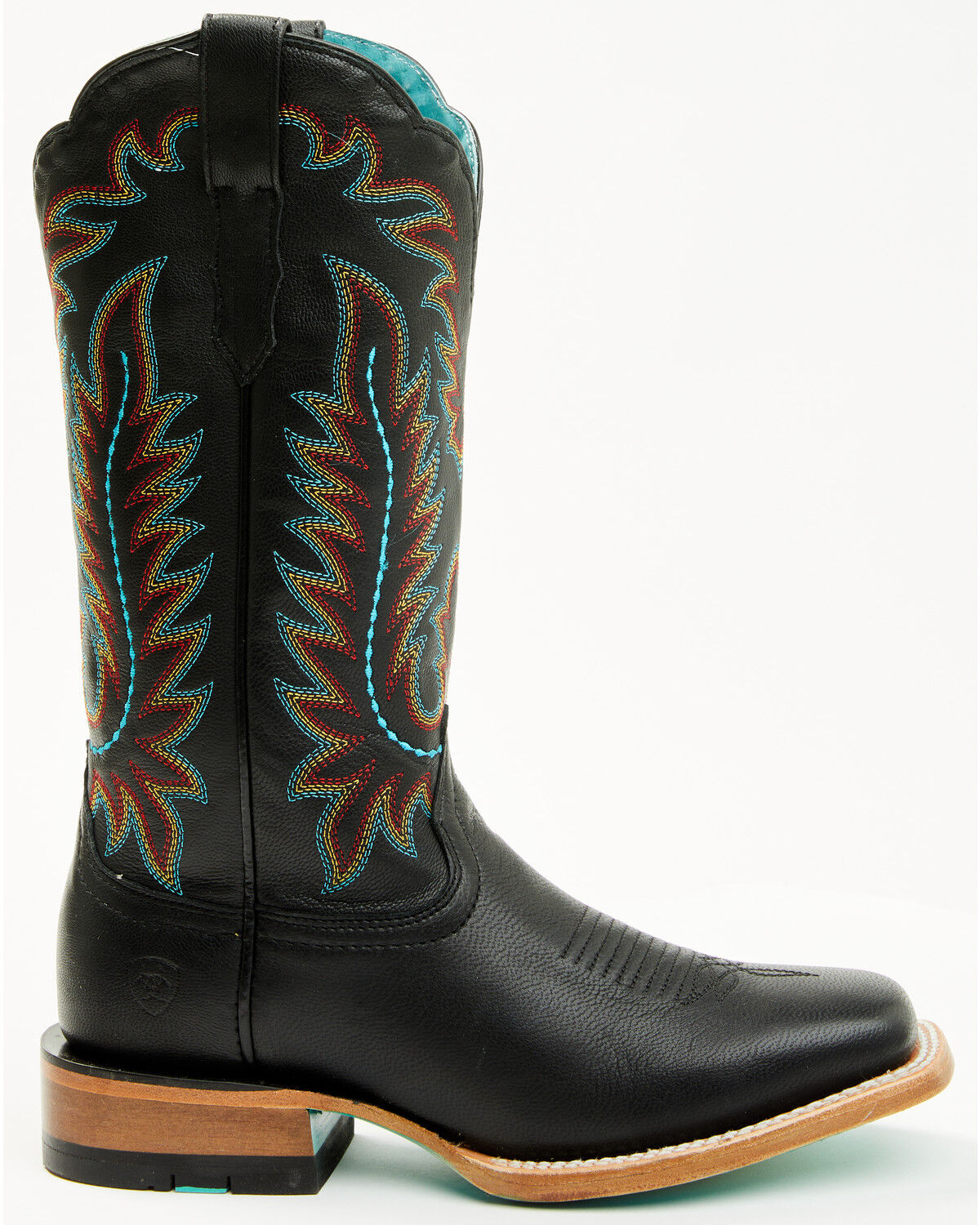 Image #2 - Ariat Women's Frontier Tilly Western Boots - Broad Square Toe, Black, hi-res