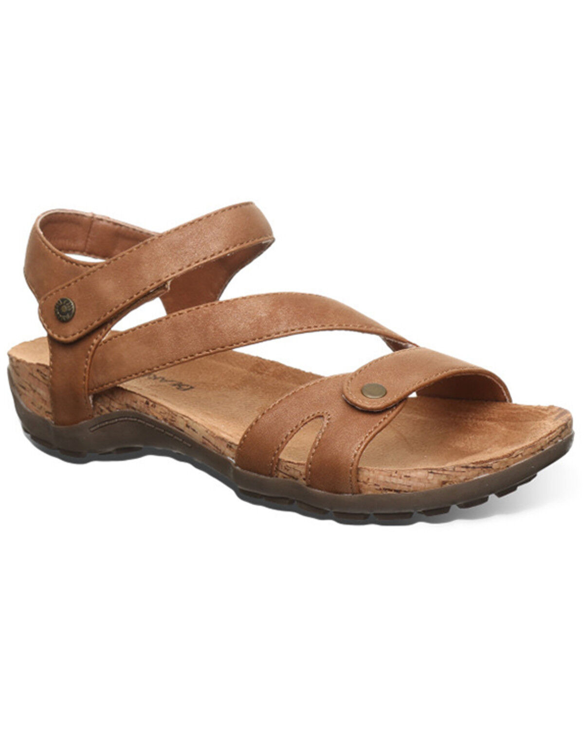 Image #1 - Bearpaw Women's Solana Casual Sandals, Brown, hi-res