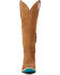 Image #4 - Lane Women's Olivia Jane Knee High Corset Western Boots - Snip Toe, Caramel, hi-res