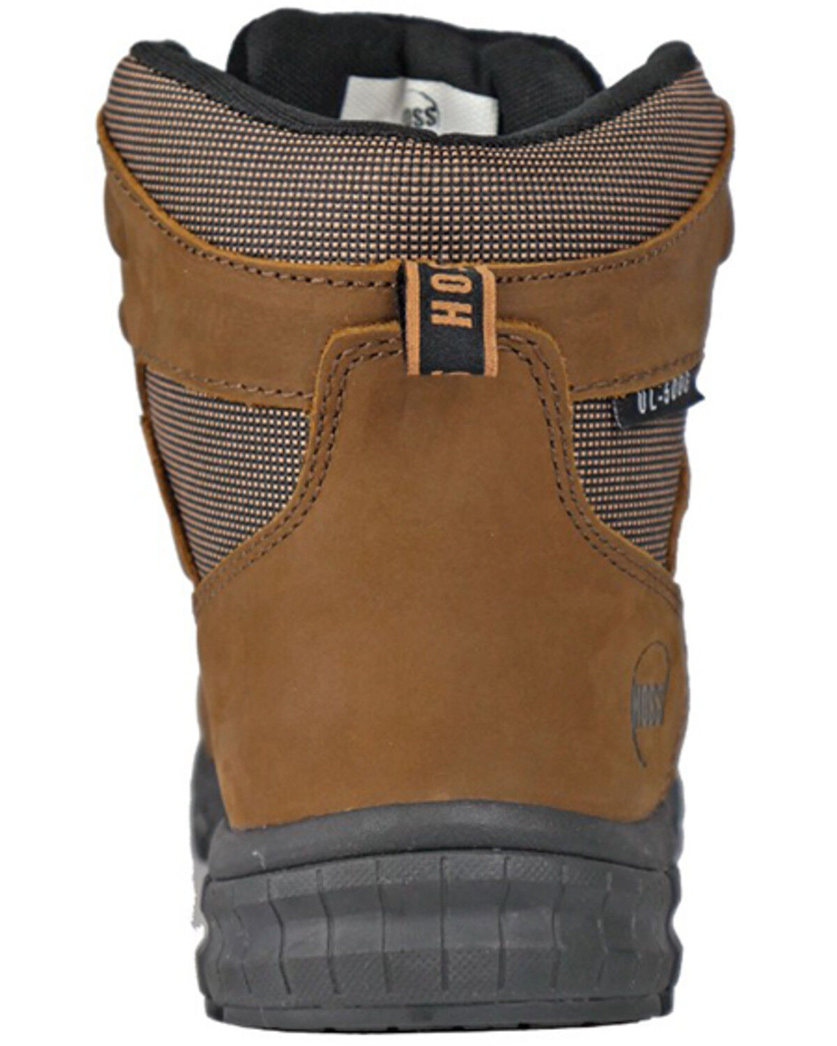 Image #5 - Hoss Men's Tikaboo Ultra Light Lace-Up Work Boots - Composite Toe, Brown, hi-res