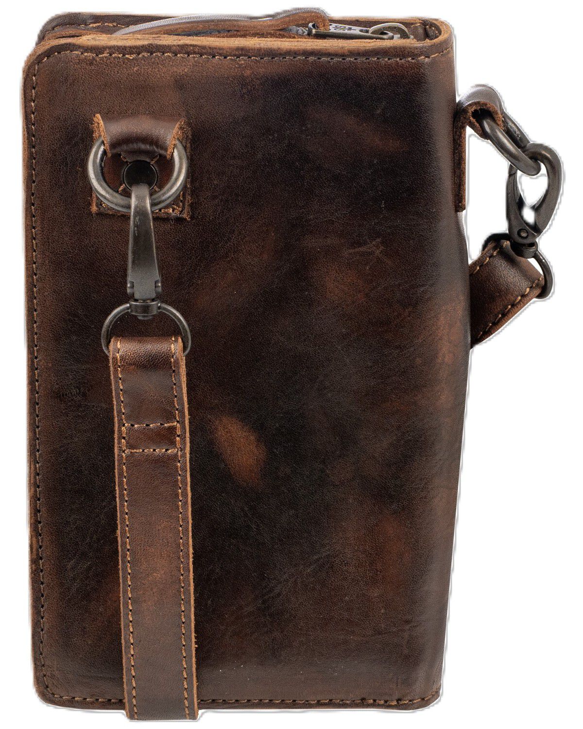 Image #2 - STS Ranchwear by Carroll Women's Bandera Quickdraw Crossbody Wallet, Chocolate, hi-res