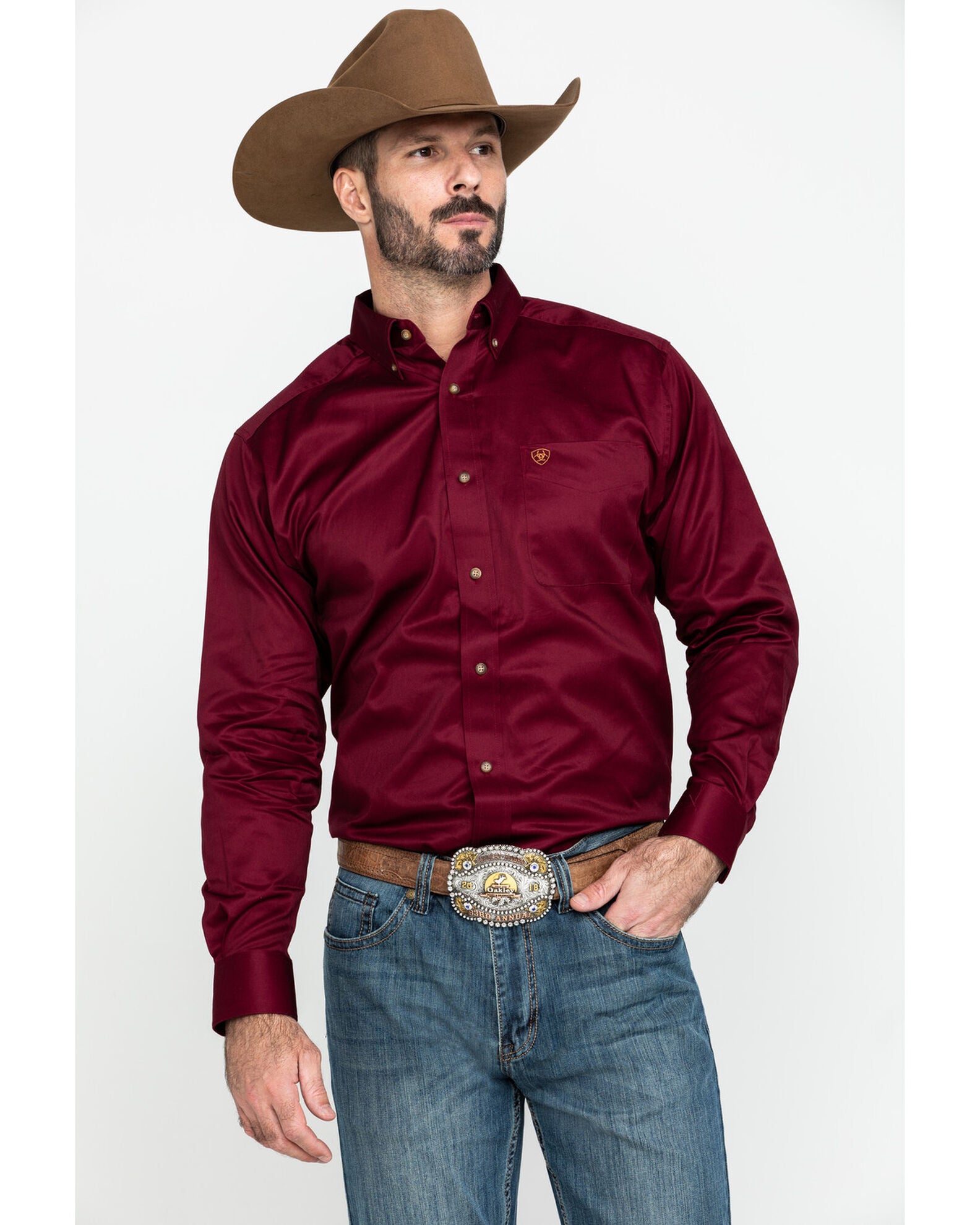 mens burgundy top