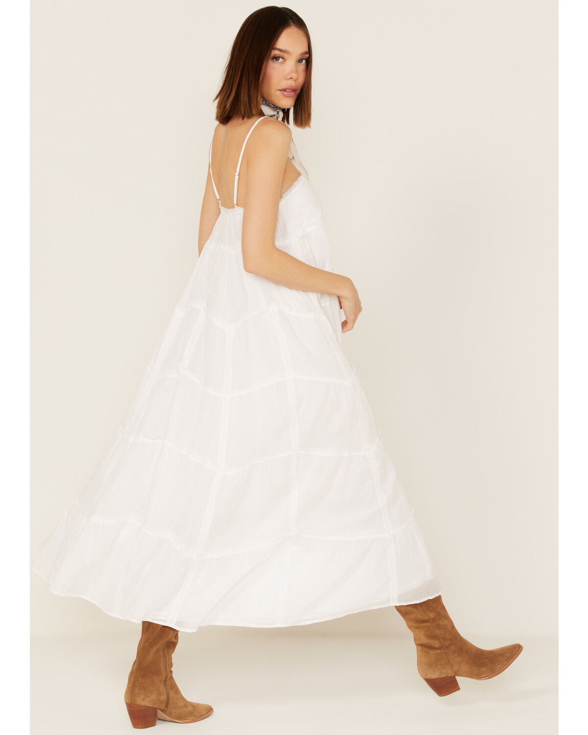 Image #4 - Show Me Your Mumu Women's Gracie Midi Dress, White, hi-res