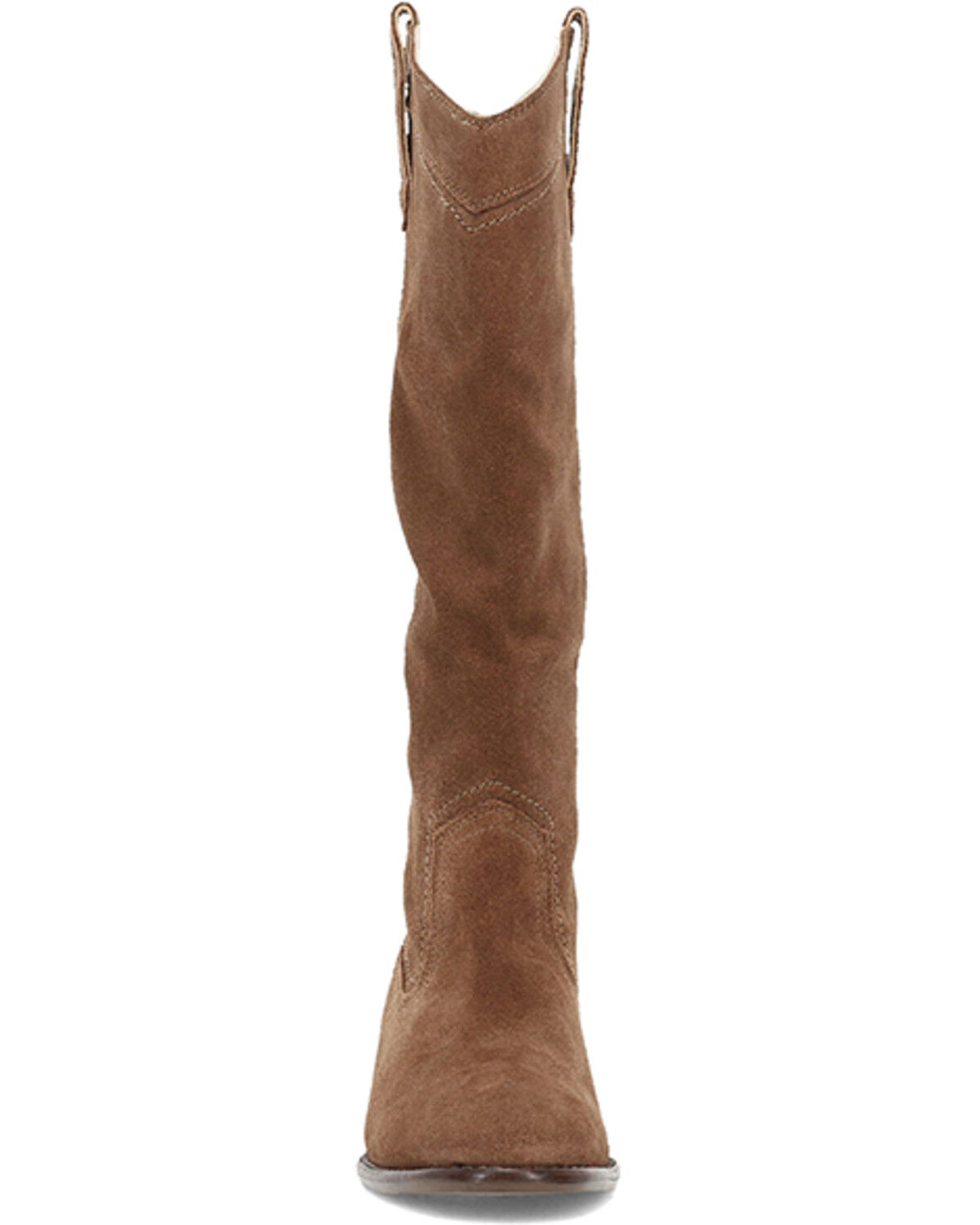 Image #4 - Frye Women's Blair Tall Western Boots - Round Toe, Bark, hi-res