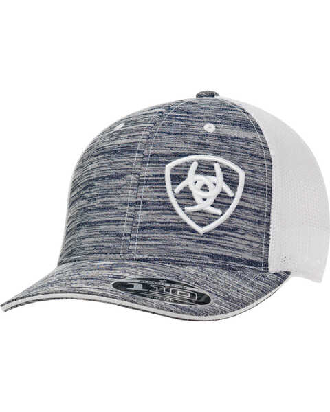 Ariat Men's Logo Ball Cap, Grey, hi-res