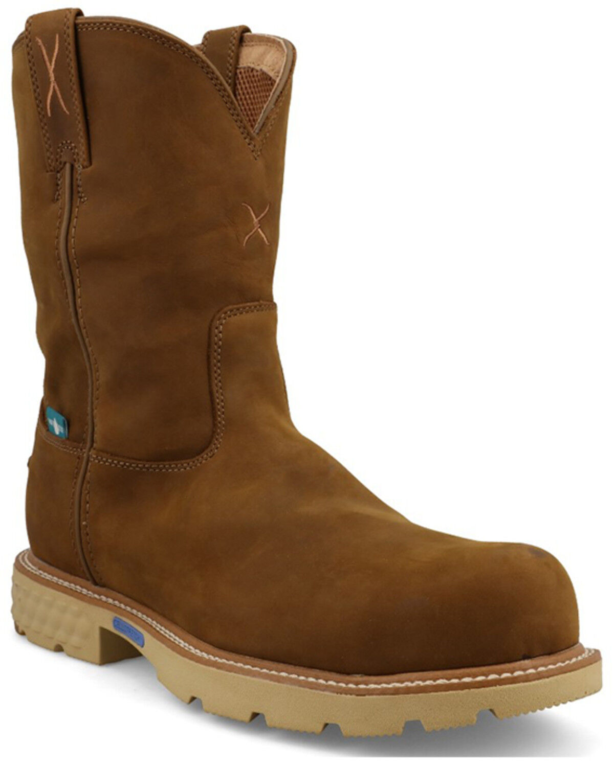 Image #1 - Twisted X Men's Boot Barn Exclusive Waterproof Work Boots - Nano Toe, Brown, hi-res