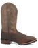 Image #2 - Laredo Men's Elias Western Boots - Broad Square Toe, Chocolate, hi-res