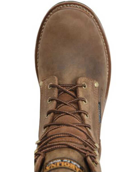 Image #5 - Carolina Men's Poplar Logger Work Boots - Composite Toe, Dark Brown, hi-res
